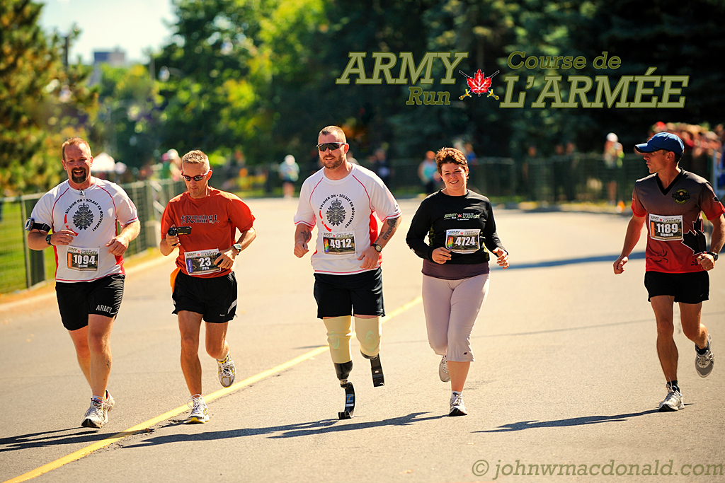 Jody Mitic - Canada Army Run 2009