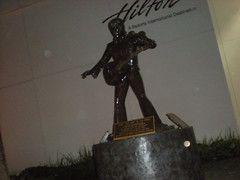 Statue of Elvis Presley at Las Vegas Hilton