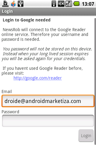 credenciales google cuenta en Android