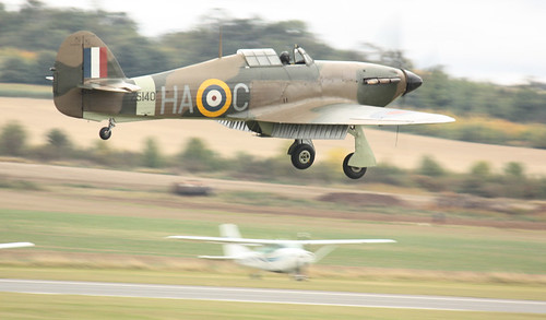 Warbird picture - Hawker XIIa Hurricane at Duxford
