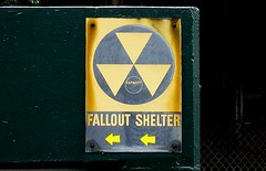 Fallout Shelter sign, Portland, Oregon
