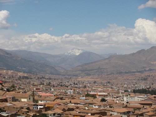 view of the city from the hills