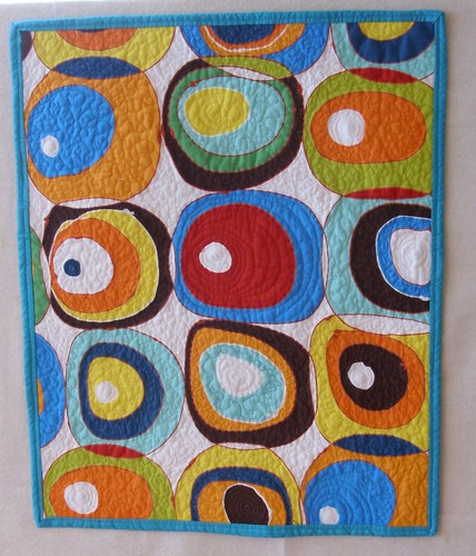 Quilted Colour Study Art Quilt