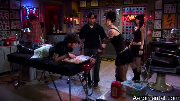 The Big Bang Theory S03E03 tatuaje Howard