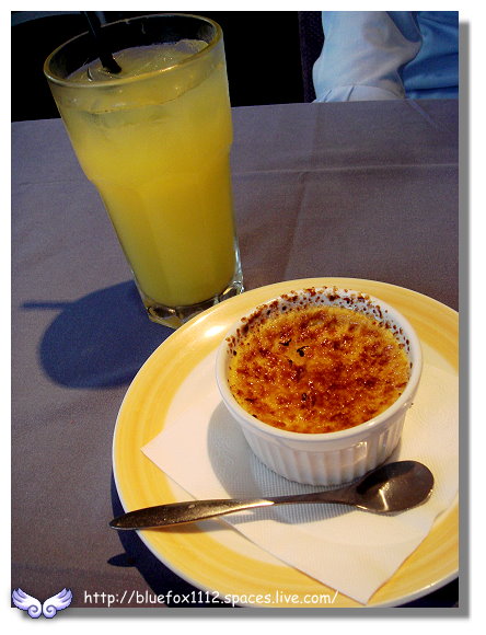 091112綠風莊園餐廳13_柳橙汁&法式烤布蕾
