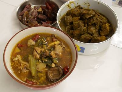 Chop Suey, Chicken Curry, and Waxed Meat