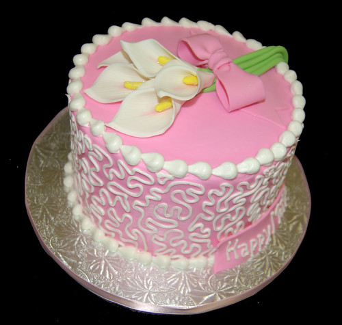 Calla Lilly Mother's Day cake