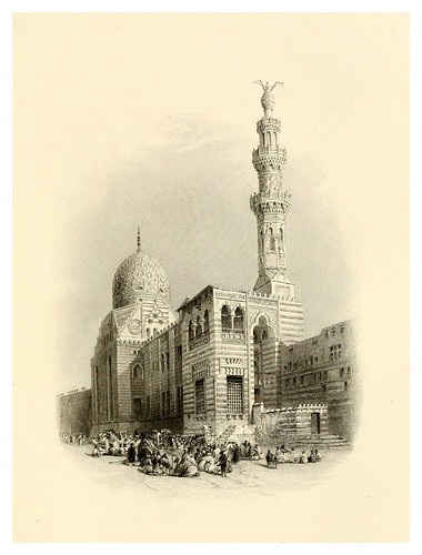 027-Tumba del sultan Kaitbay-Bartlett, W. H. 1849