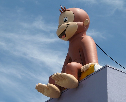 Inflatable Curious George