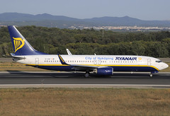 Ryanair (City of Nykoping) B737-8AS EI-DAF GRO 06/08/2009