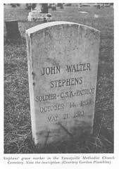 John W. Stephens Gravestone