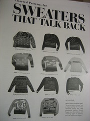 sweaters talk back