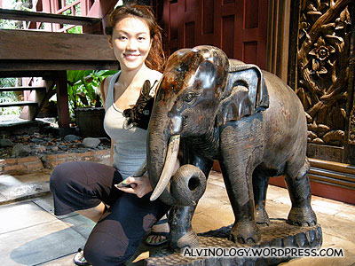 Small elephant sculpture
