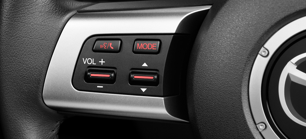 steering wheel controls Mazda Miata