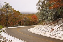 Snowy Skyline Drive