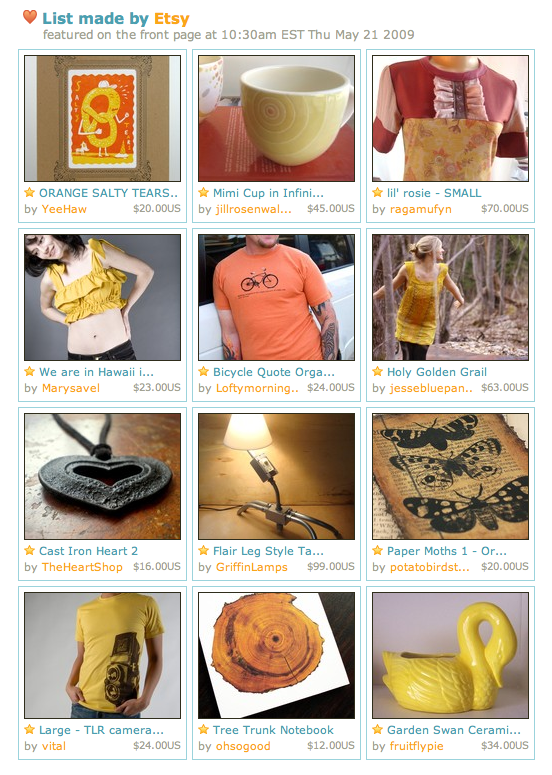 etsy front page may 15th