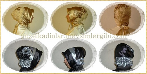 özel günler için çok güzel türban başörtüsü eşap bağlama modelleri stilleri teknikleri tasarımları