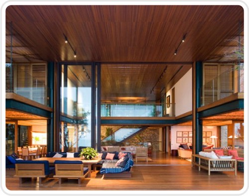 luxury beach house - wooden