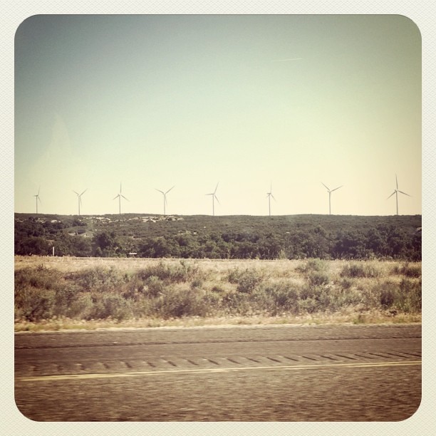 Wind Turbines in East County San Diego.