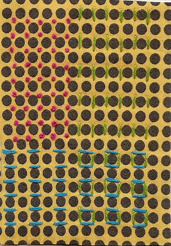 Yellow Polka Dot Pattern #1