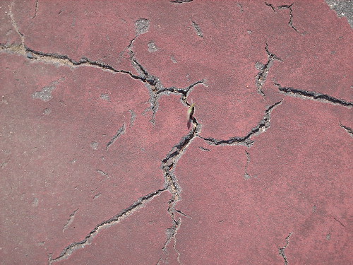 Cracks from Tennis Court - #12