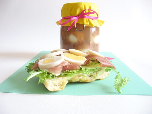 Pickled Egg Sandwich