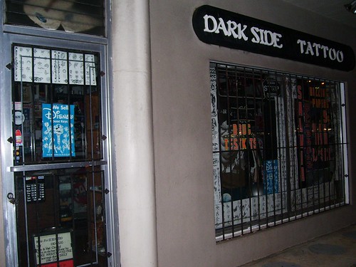 Dark Side Tattoo - entrance door and 