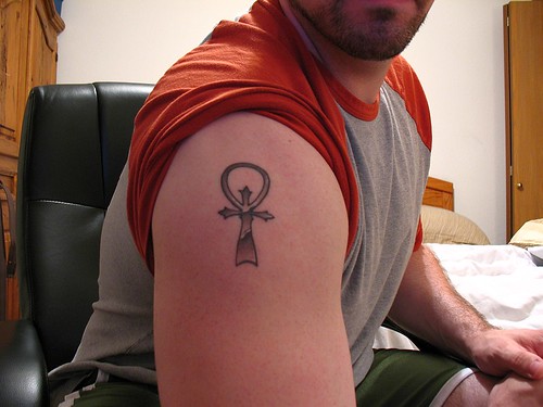 egyptian ankh tattoo. My Healed Tattoo -- Egyptian Ankh. Thought I would toss this up here,