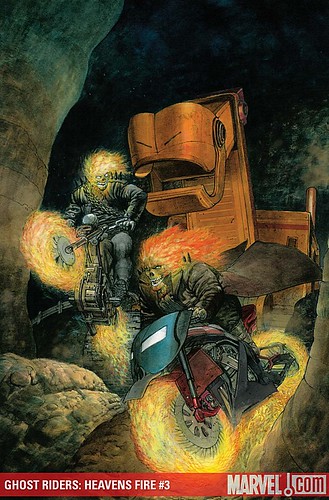 GHOST RIDERS: HEAVEN'S ON FIRE #3 cover by Das Pastoras