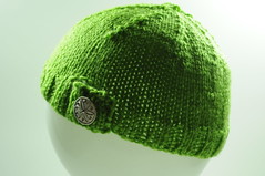 Children's Knit Hat (Button Tab)