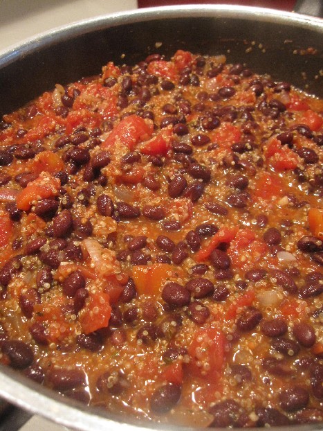 Cooking Quinoa Chili