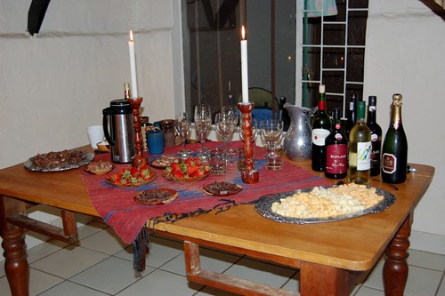 the wine and cheese spread