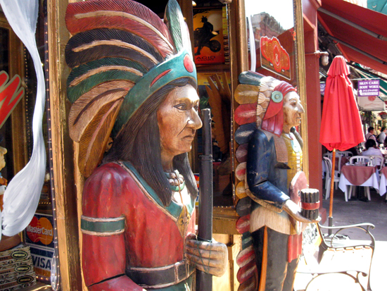 Cigar Store Indians (Click to enlarge)