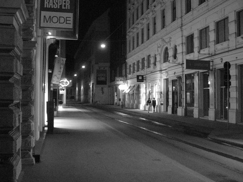 Hapsburgergasse at Night - Vienna