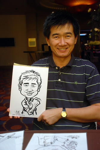 Caricature live sketching for Standard Chartered Bank - 20