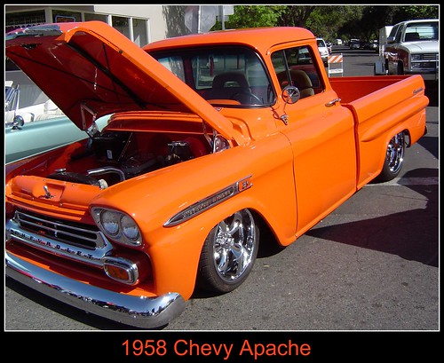 1958 Chevrolet Apache 2009 Tower District Car Show FresnoCa