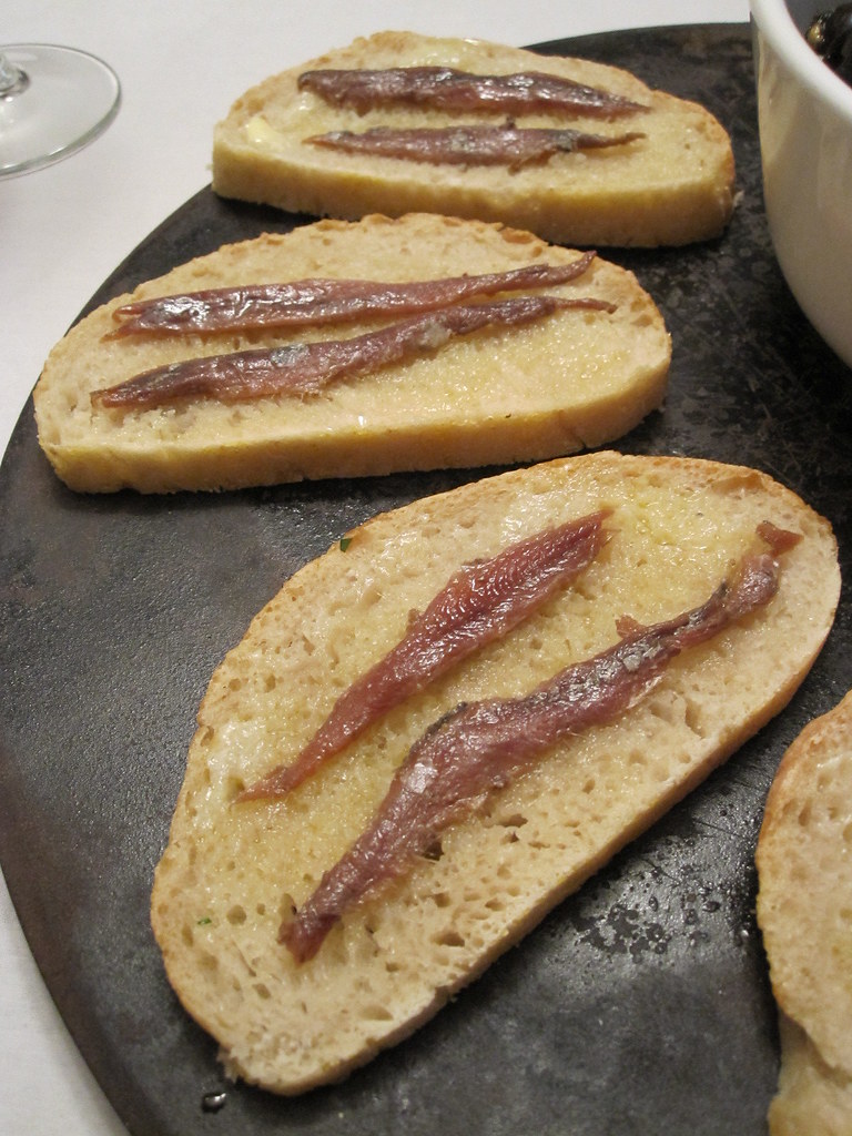anchovy toast