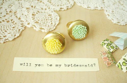 bridesmaid rings: 1