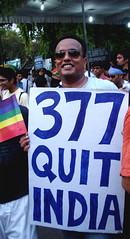 Protesting s. 377 of India's Penal Code