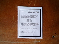 Temporary Fishin' License