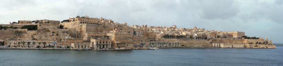 Valletta view from Senglea