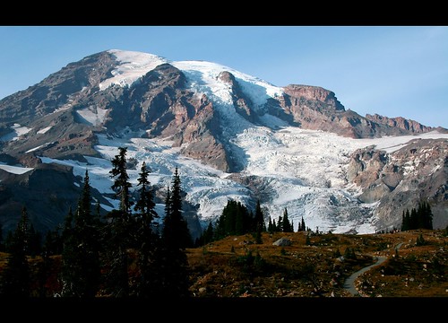 Mount Rainier, Near Glaciar View 