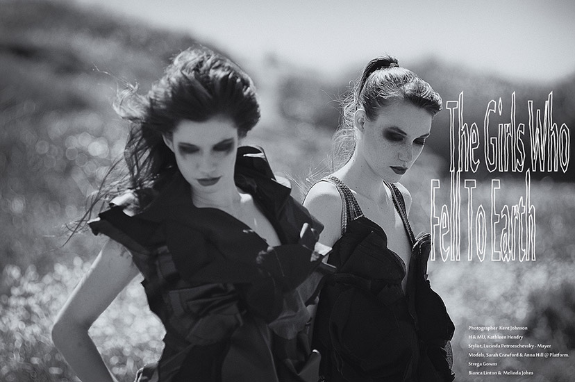 BW Fashion Editorial Photography Sydney The Girls Who Fell To Earth 