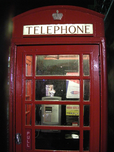The iconic phone booth