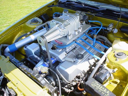 Super-charged Toyota DOHC Alloy V8