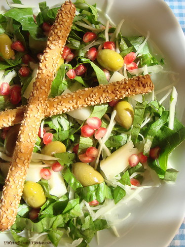 salad with pomegranate
