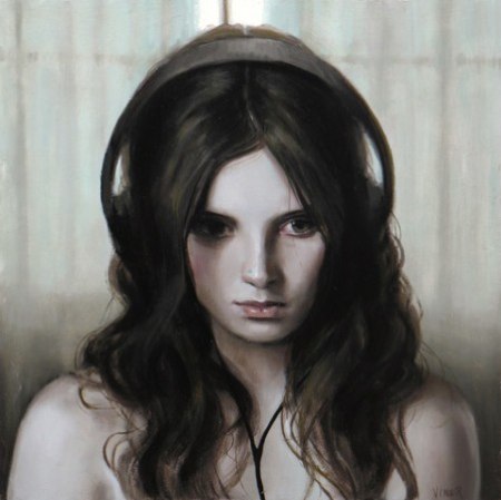  but I really love these paintings of Russian women wearing headphones