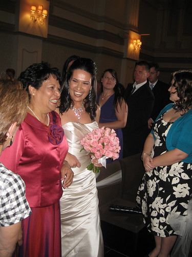 The bride, Mel & her Mum