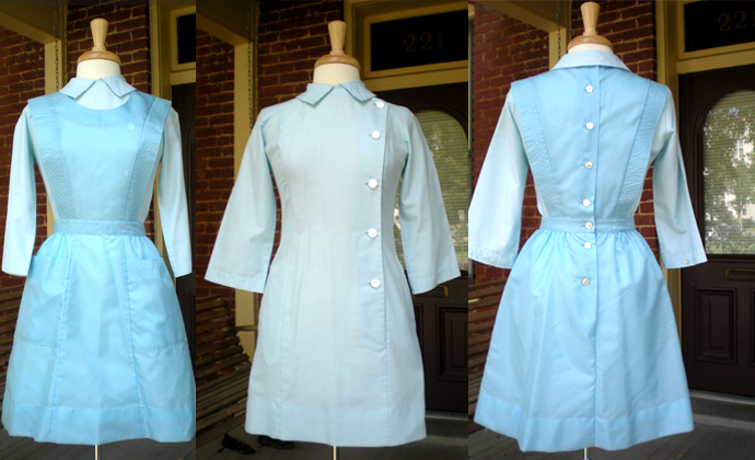 Ebay 50's/60's Nurses Uniform w/ Apron