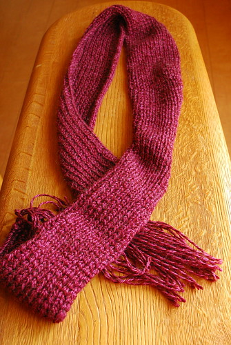 finished scarf
